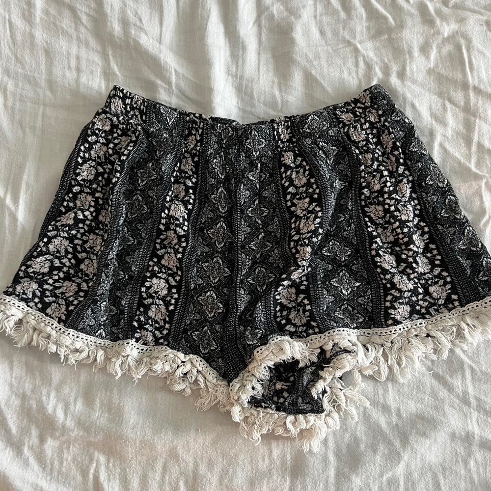 fringe shorts